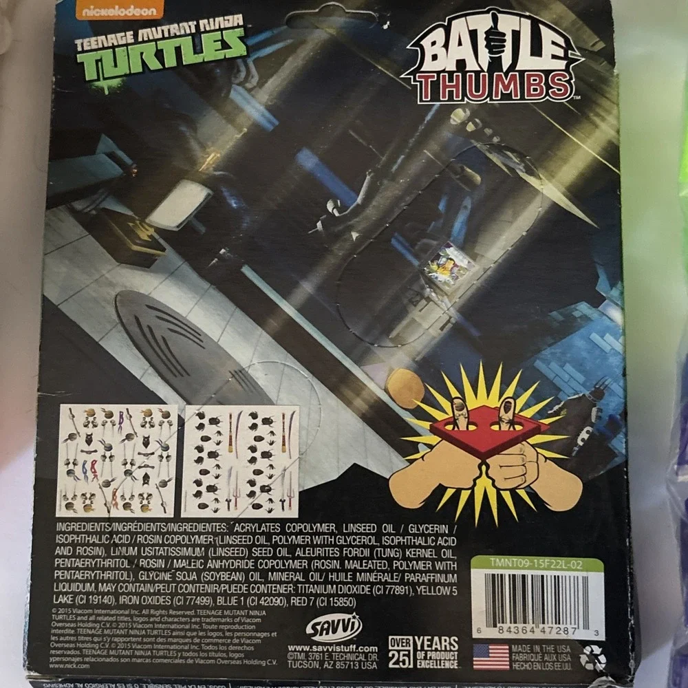 Teenage Mutant Ninja Turtles‎ Party Decorations Pizza Disc, Glasses, Tattoos